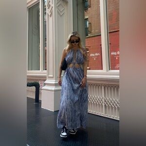 ASTR the Label cut out halter dress